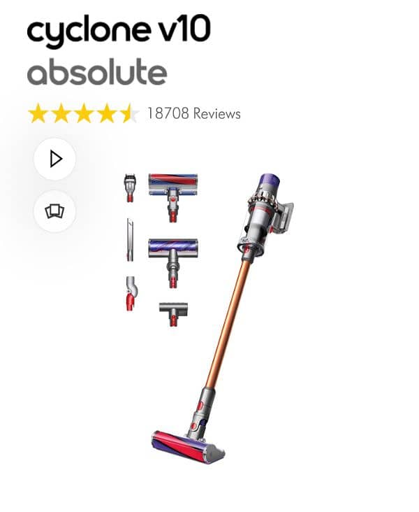 Dyson V10 Absolute Cordless vacuum 0