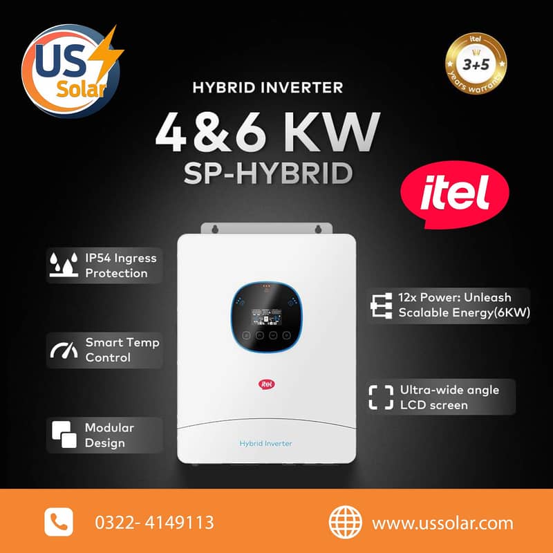 itel 4kW Hybrid Solar Inverter 1