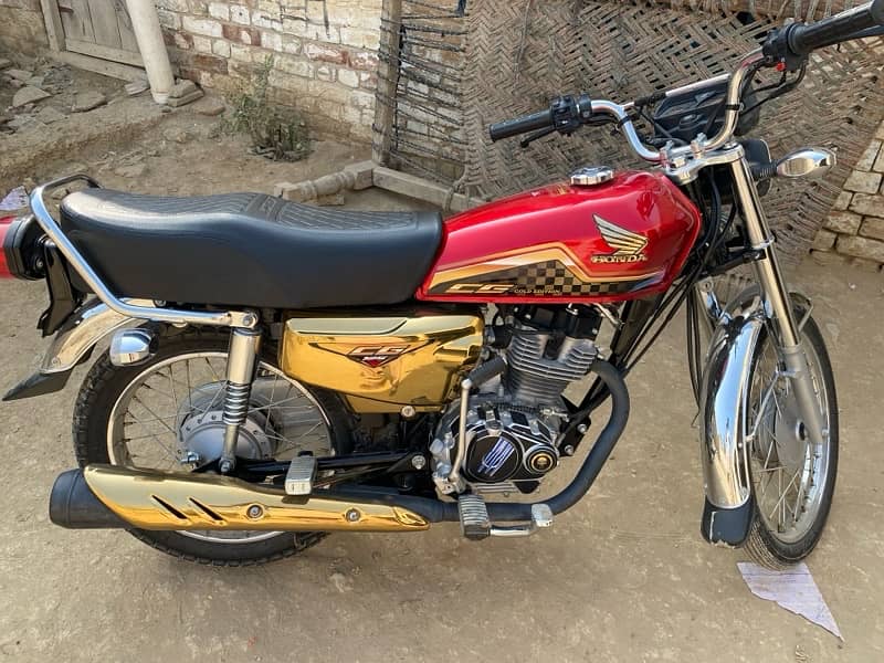 Honda Cg 125 Gold Edition Self Start 2024 Model 0