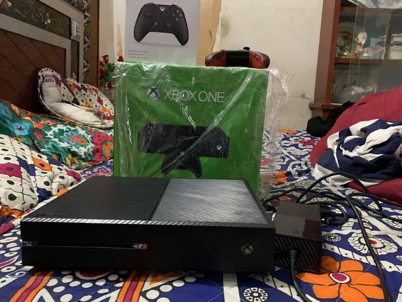 Xbox One With 1TB Storage with 2 original one brand new original contr 0