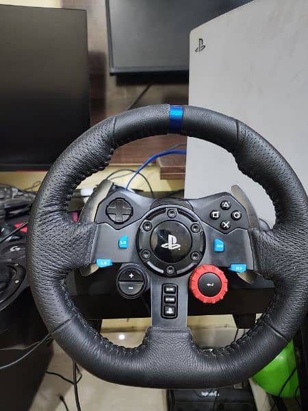 Play Station 5 1TB, Logitech G29 steering wheel, Gear Box 5