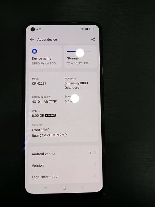 OPPO RENO 6 Z 5G 5