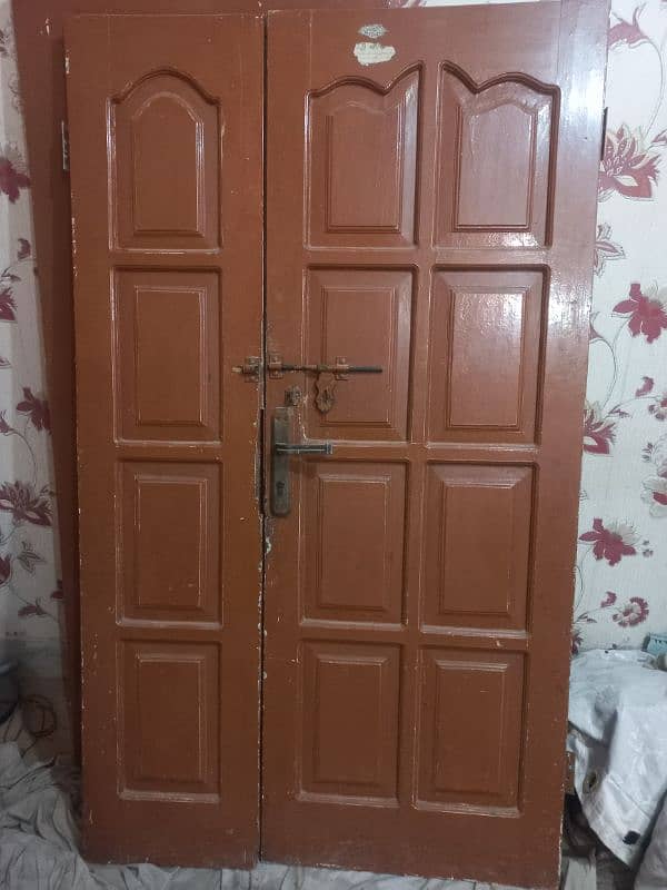 Diyar wood double door 2