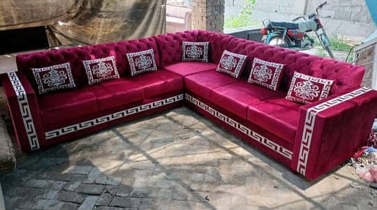 Sofa |L shape sofa|Wooden sofa|Velvet sofa |Luxury sofa |7 seater Sofa 2