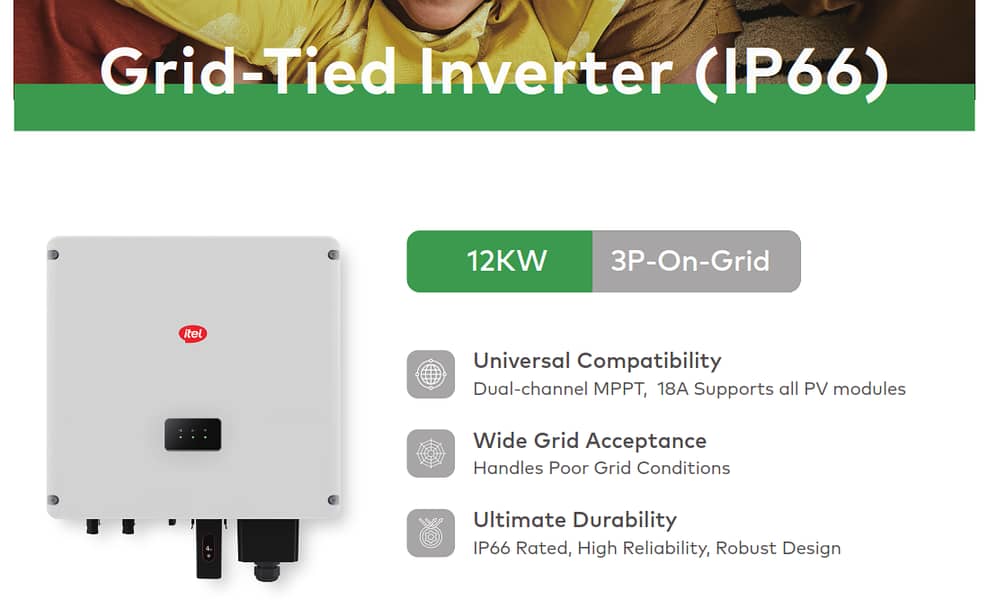 itel 12kW On Grid Solar Inverter 0