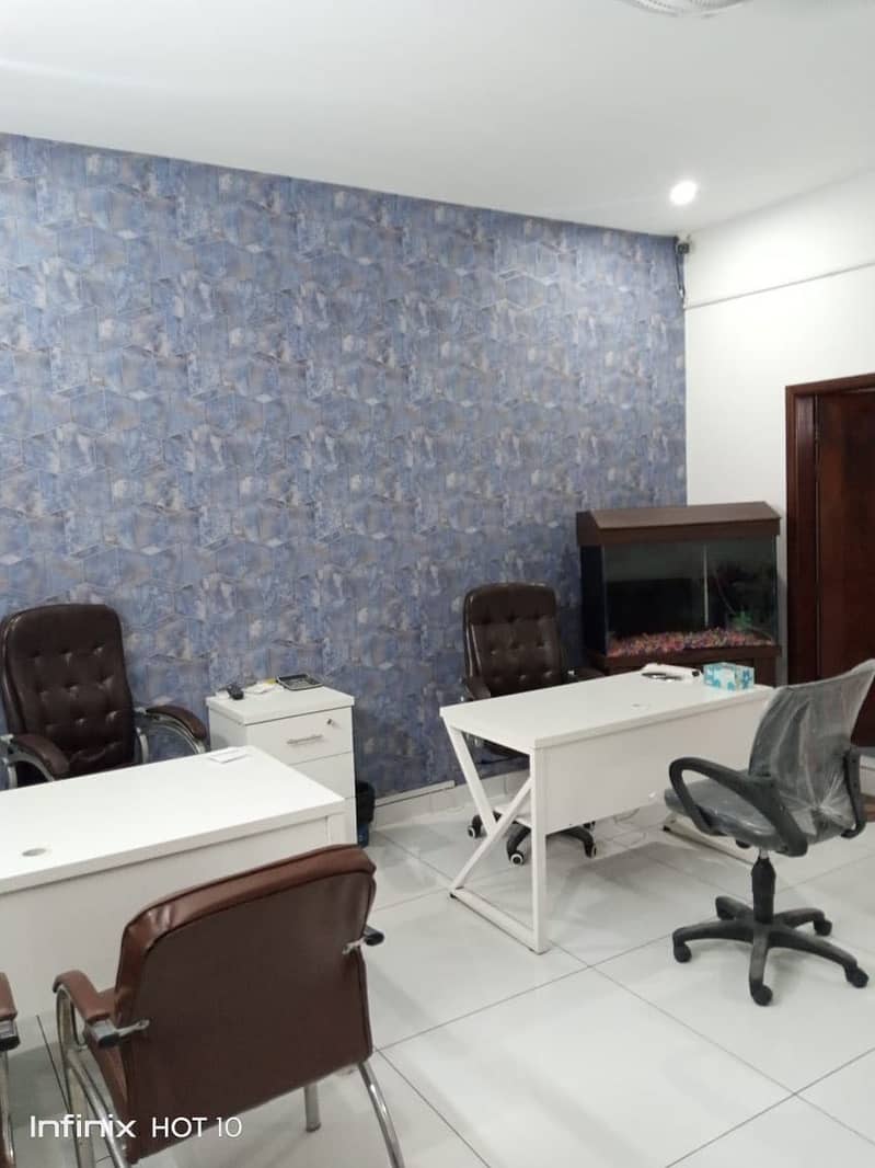 Semi Furnished Portion Available in Rent At Shahra E Faisal 0