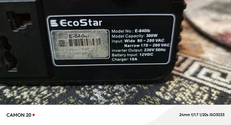 Ecostar Inverter UPS Inverter 12 V battery 2