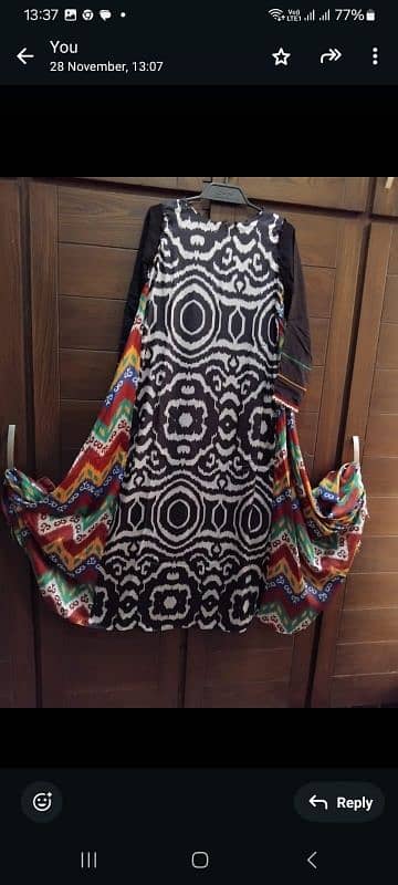 nishat silk dress 0