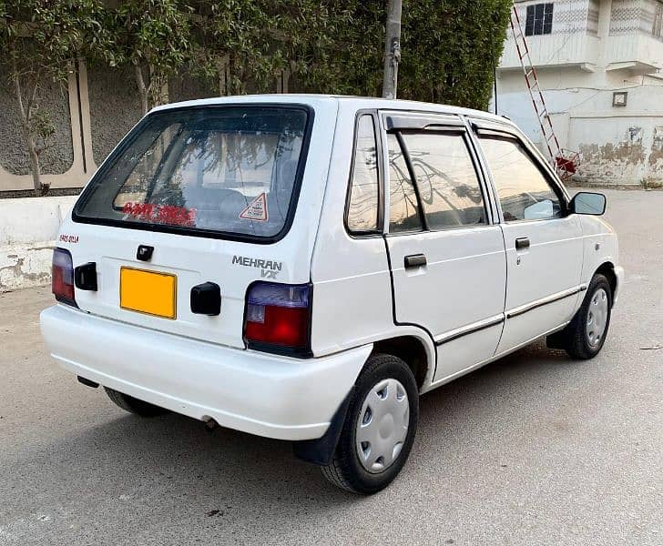 Suzuki Mehran 2018 white air-conditioned 4