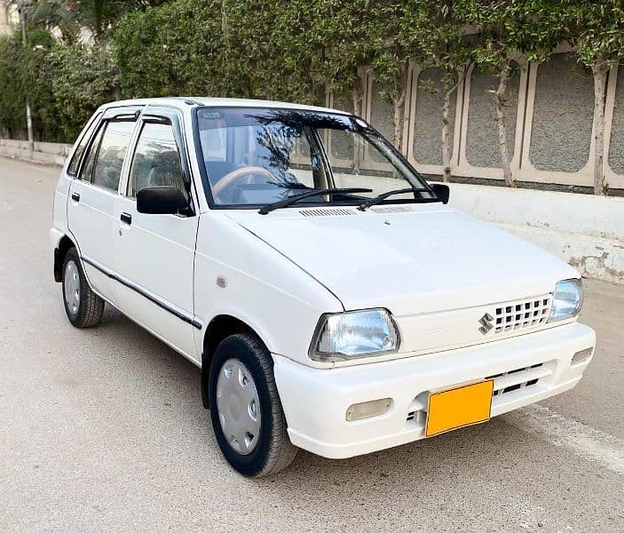 Suzuki Mehran 2018 white air-conditioned 6