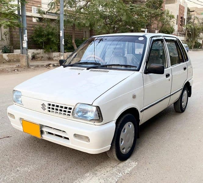 Suzuki Mehran 2018 white air-conditioned 7