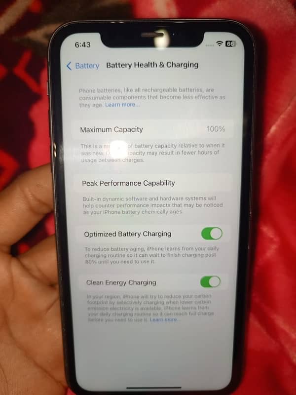 non pta  10/10 condition  water pack battery 100 128gb 3