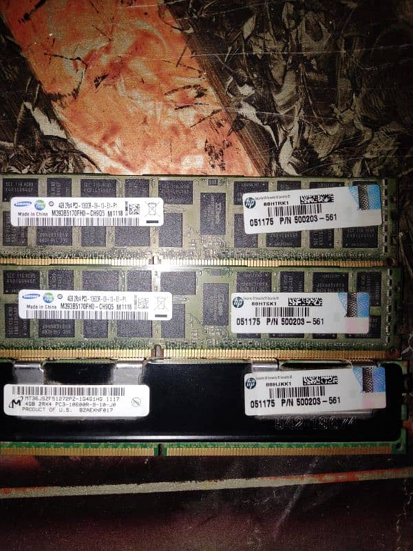 Intel xeon DDR 3 rams for sale 1