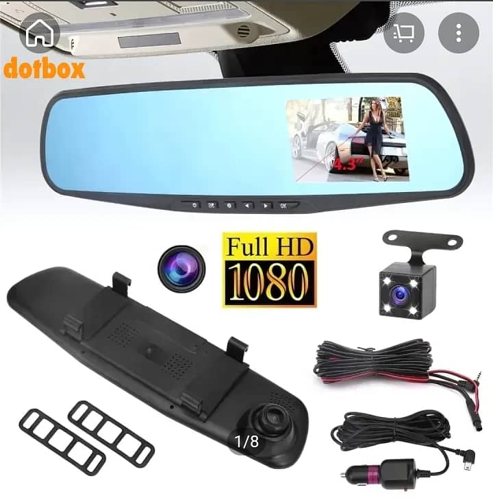 Car dual camera recorder for sale. 2