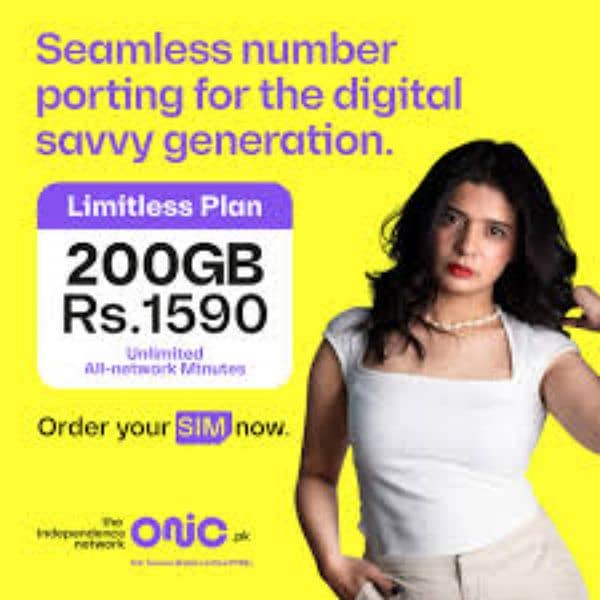 onic sim free delivery free 5000minte 5000sms 30GB deta plan prince 5