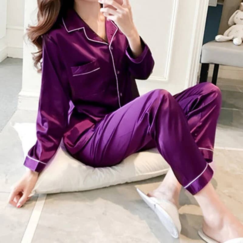 Sleepwear With Shirt And Trouser For Women and Girls 1