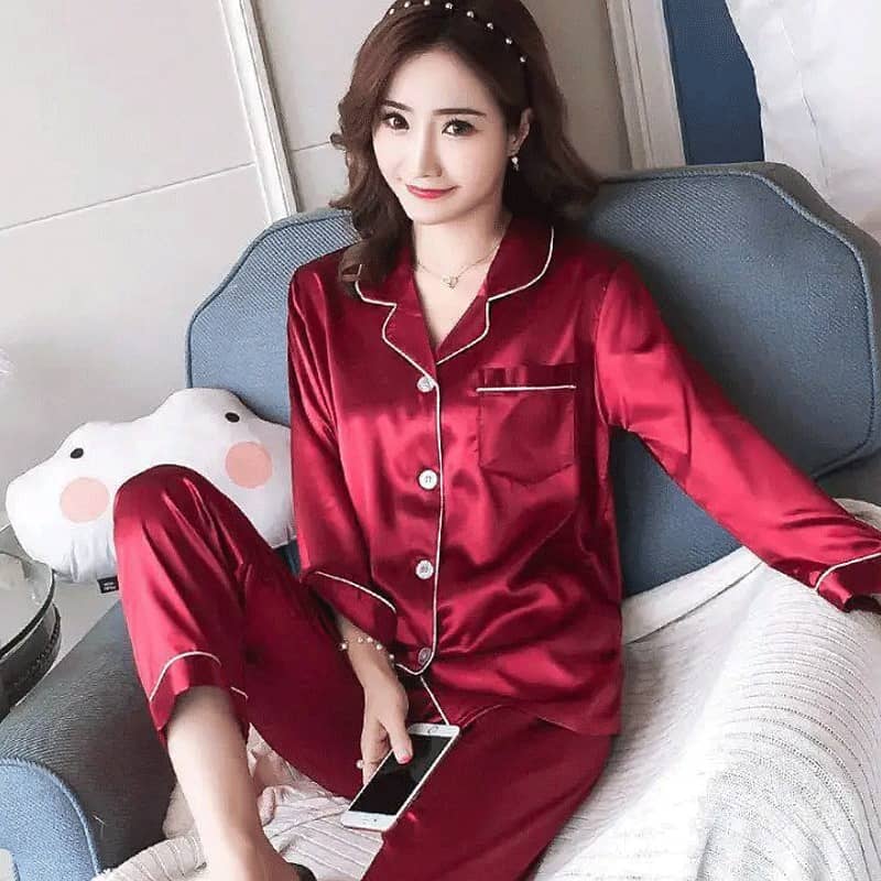 Sleepwear With Shirt And Trouser For Women and Girls 2