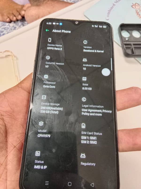 Oppo Reno Z All ok 10/10 exchange posble 4