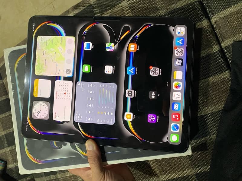 ipad pro M4 256gb cellular 13 inch full box 1