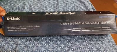 D-Link  Unshielded 24 - port Full Loaded Patch Panel