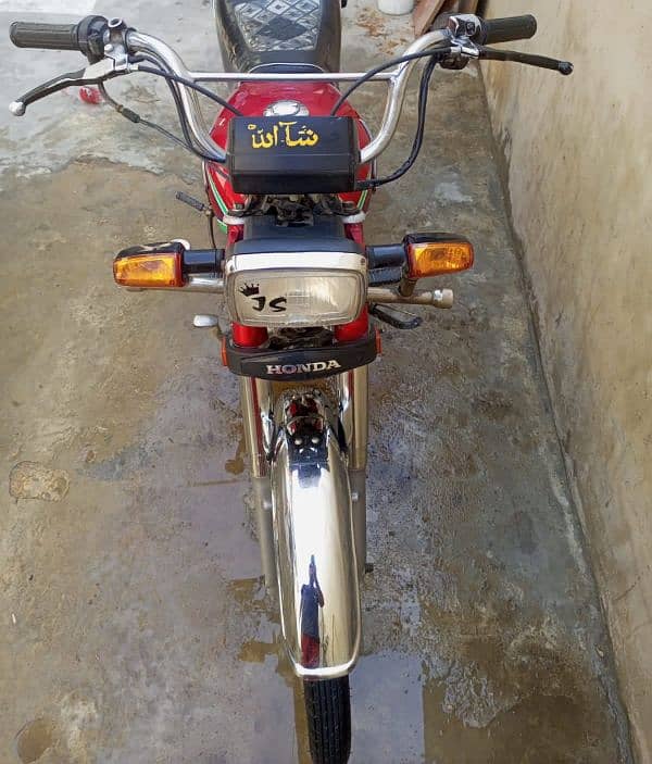 HONDA CD 70 ( Punjab Number Plate ) 03186334250 2