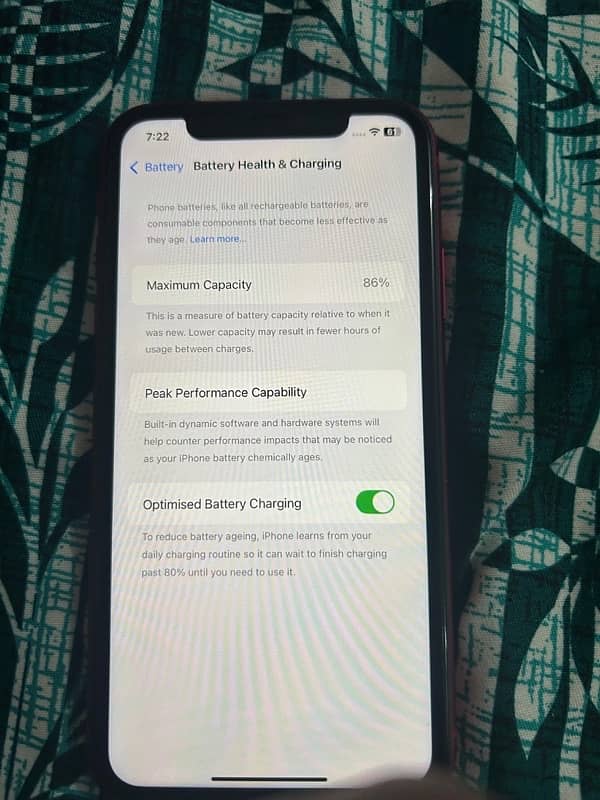 iPhone 11 86 battery health 7