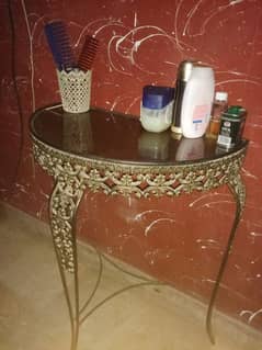 IRON CONSOLE TABLE GOOD CONDITION