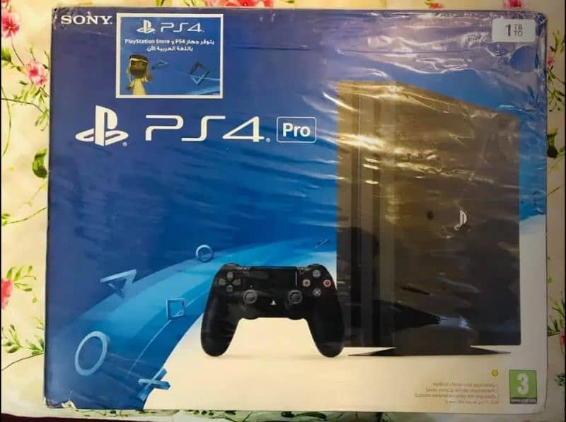 Sony PS4 Pro game 1TP Warranty ma hai New hai no open no Repair 1