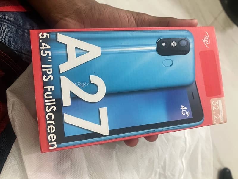 Itel a27 with box charger urgent sale 6