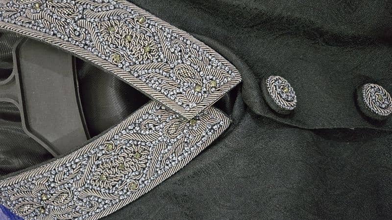 Groom's sherwani Black 2