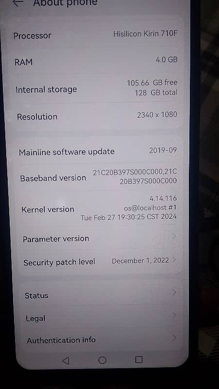 Huawei Y9 prime 19500 4