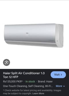 Haier AC 1-Ton box pack urgent for sale in wah cantt