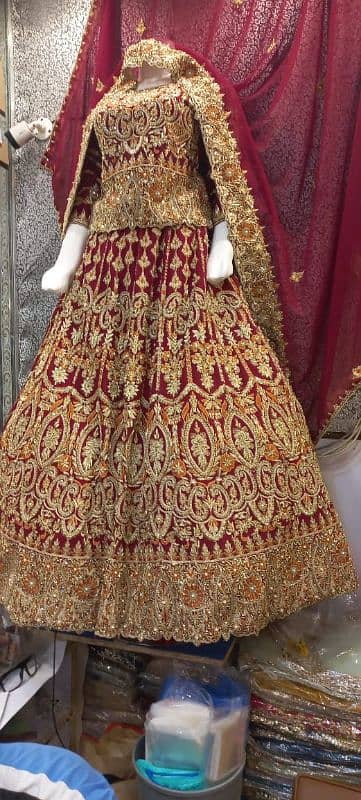 bridal lehnga = once wear 0