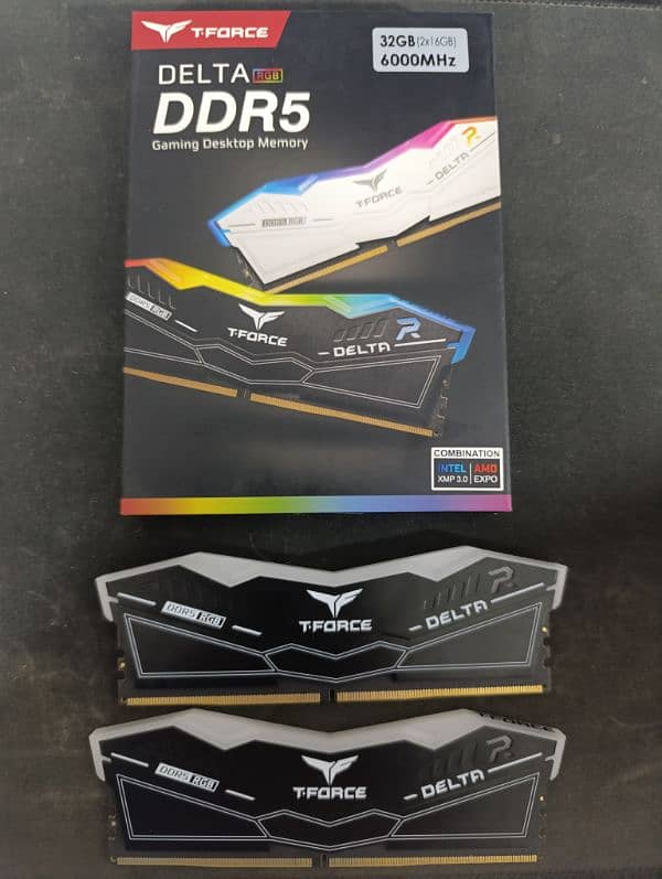 T Force Delta RGB DDR5 6000mhz 32GB RAM 0