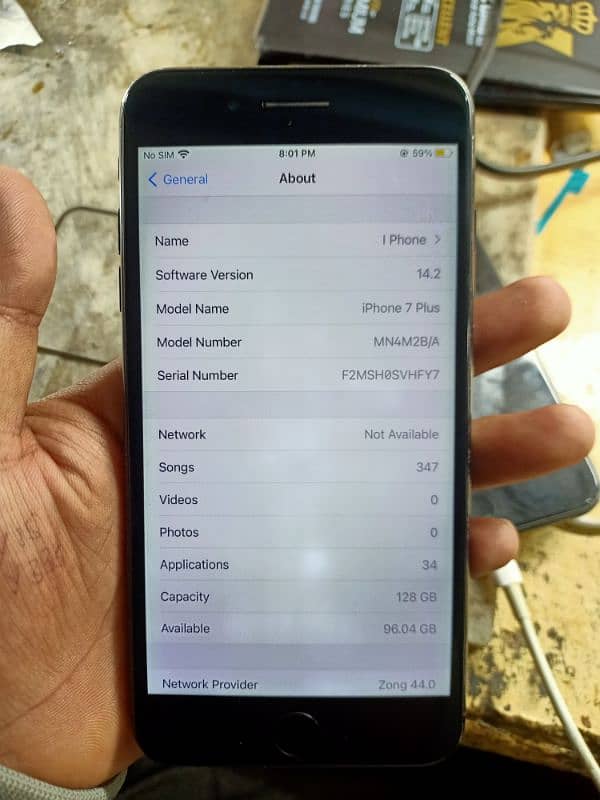 I phone 7+ PTA Approved 128 gb 2