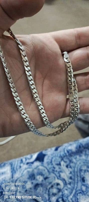 silver chain normal 3 tola 1