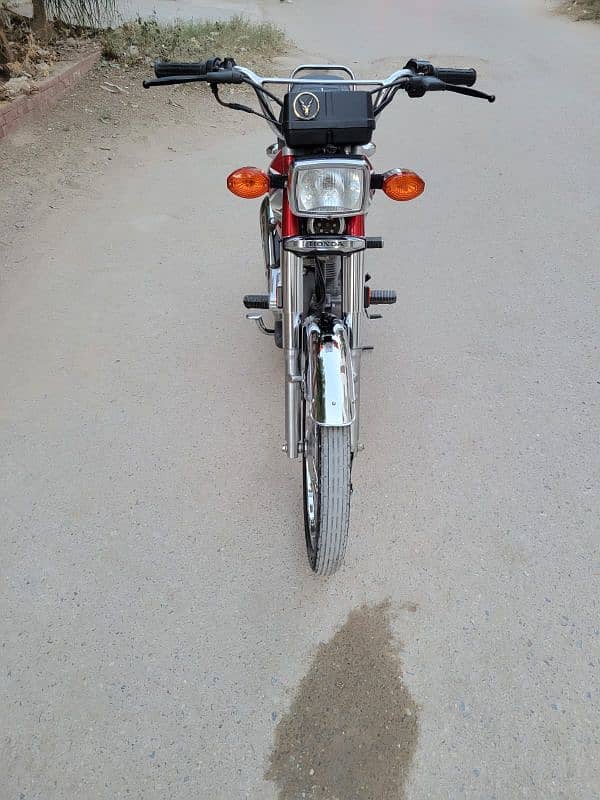 Honda CG125 _ Model 2023 _ Karachi registered 8