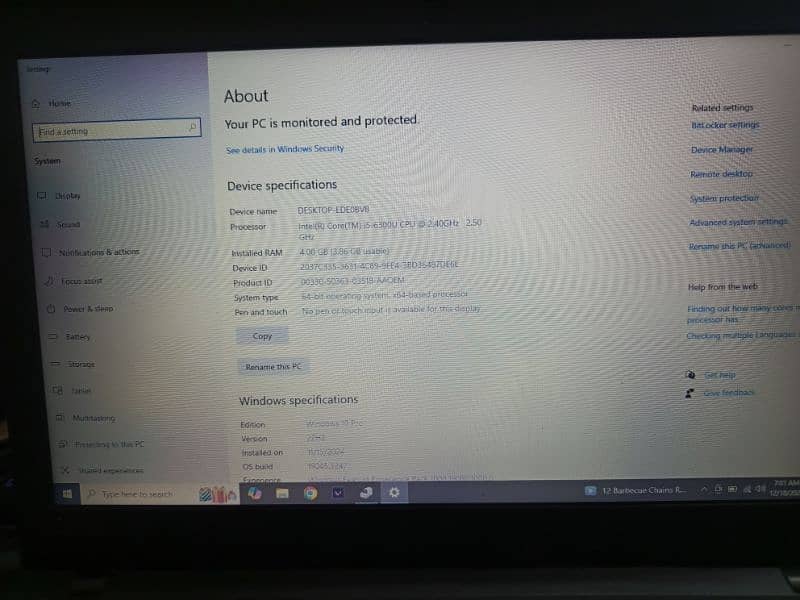 Core I5 6th Generation Lenovo Thinkpad Laptop 2