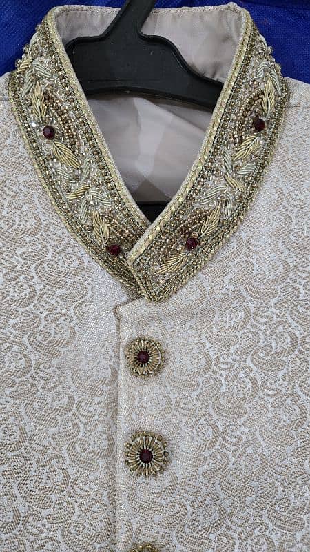 Groom's Sherwani with kulla and khussa 1