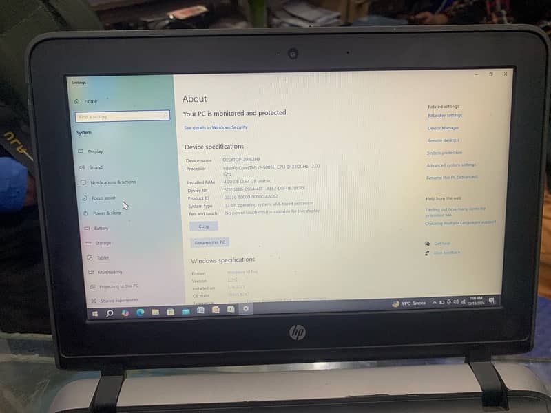 Hp pro book 11 G1 1