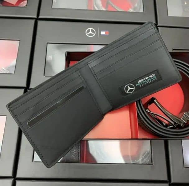 Mercedes-Benz Men's Wallet and belt set 2