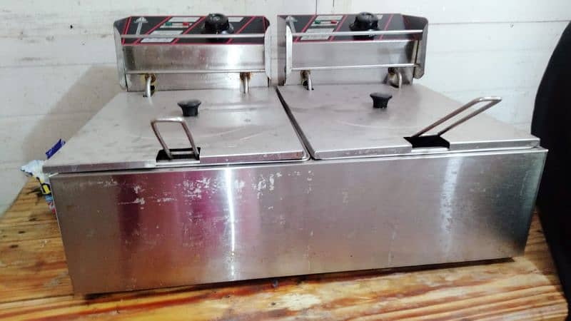 Electric Fryer Double Tank 1