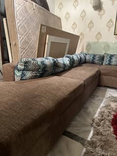 Eight seater sofa set imported fabric