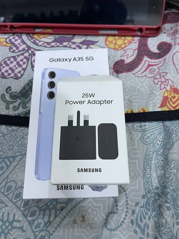 Samsung A35 5g with charger 1