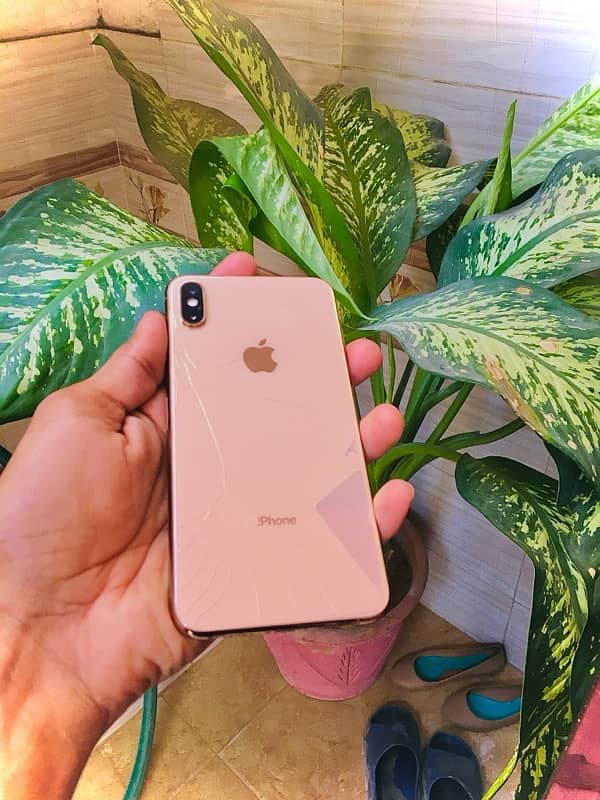 iphone xs max (PTA approved 64GB water pack ) 0