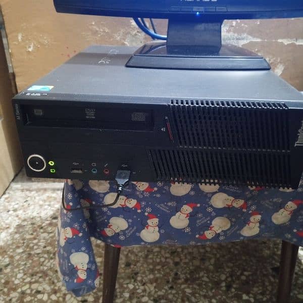 Full setup Lenovo i5 3rd generation PC + Monitor lcd 16