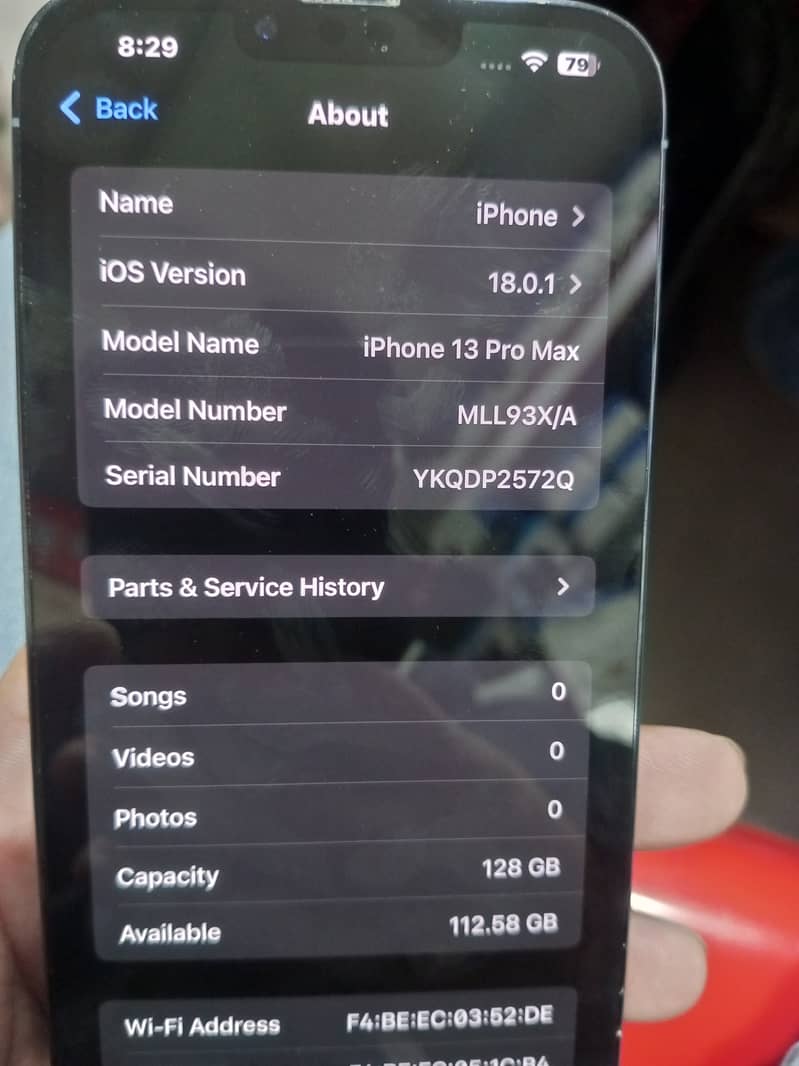 Iphone 13 Pro Max 128GB 8