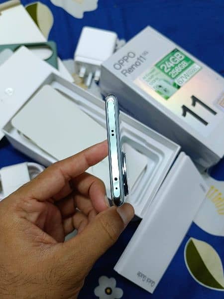 oppo reno 11 5g mobile 12/256 pta approved 10by10 condition full Box 1