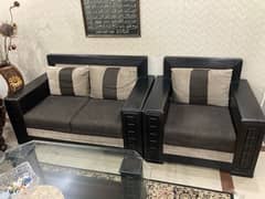 Complete Sofa Set With Dewan In Good Condition