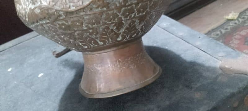 Antique Mughal  copper teapot 1